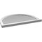 Ekena Millwork Round Top Surface Mount PVC Gable Vent w/ 2"W x 2"P Brickmould Sill Frame, 38"W x 28"H GVPRT38X2803SN - alternate 4